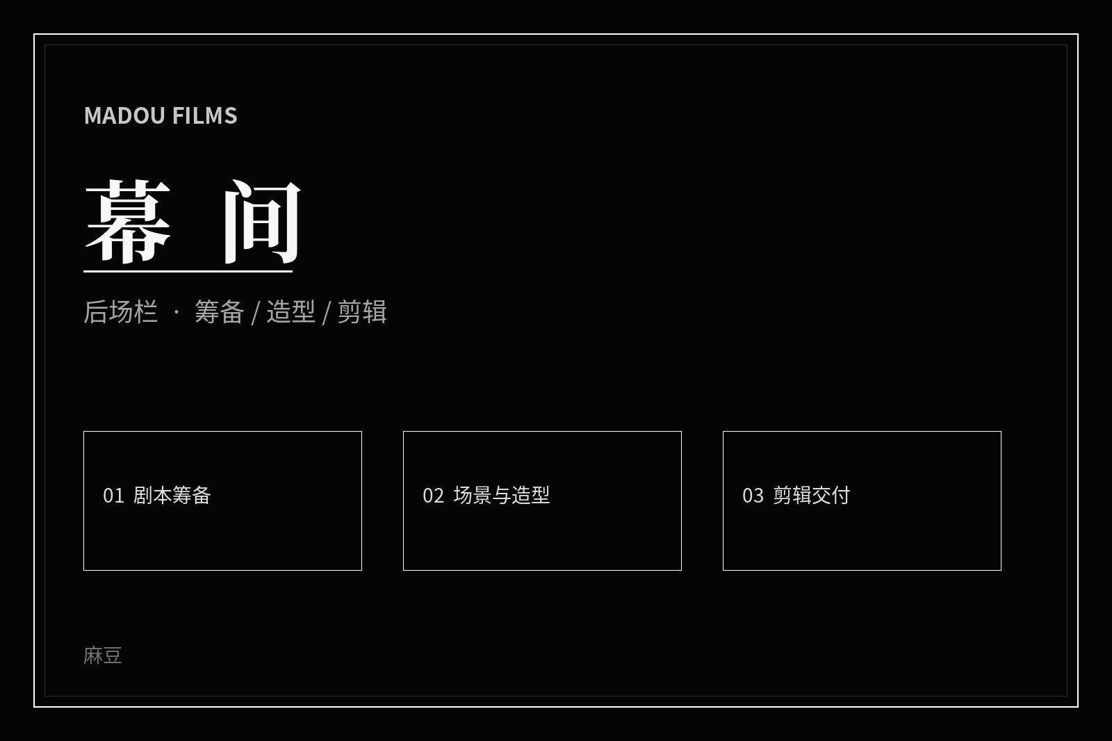 幕后制作与影像创作画面